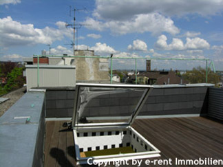 Terrasse au toit